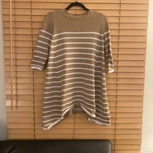 Striped Sweater Dress